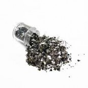 Glitter Chunky 40ml- black silver